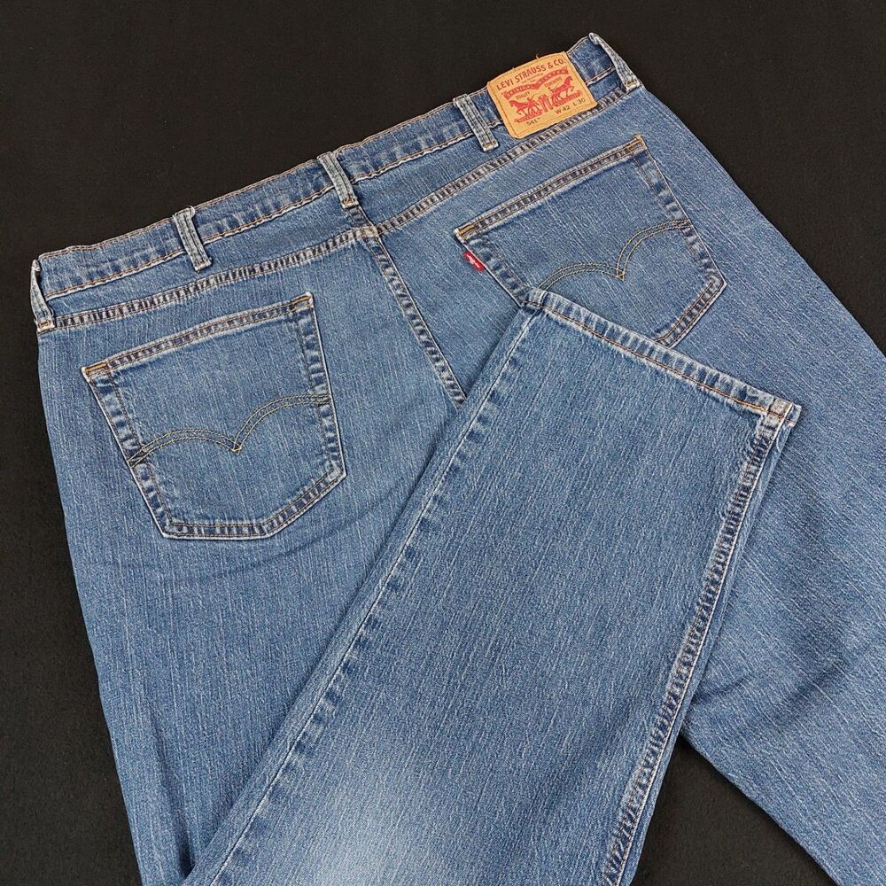 Levi's 541 Athletic Fit Jeans Men's 42x30 (Fit 42x28) Blue